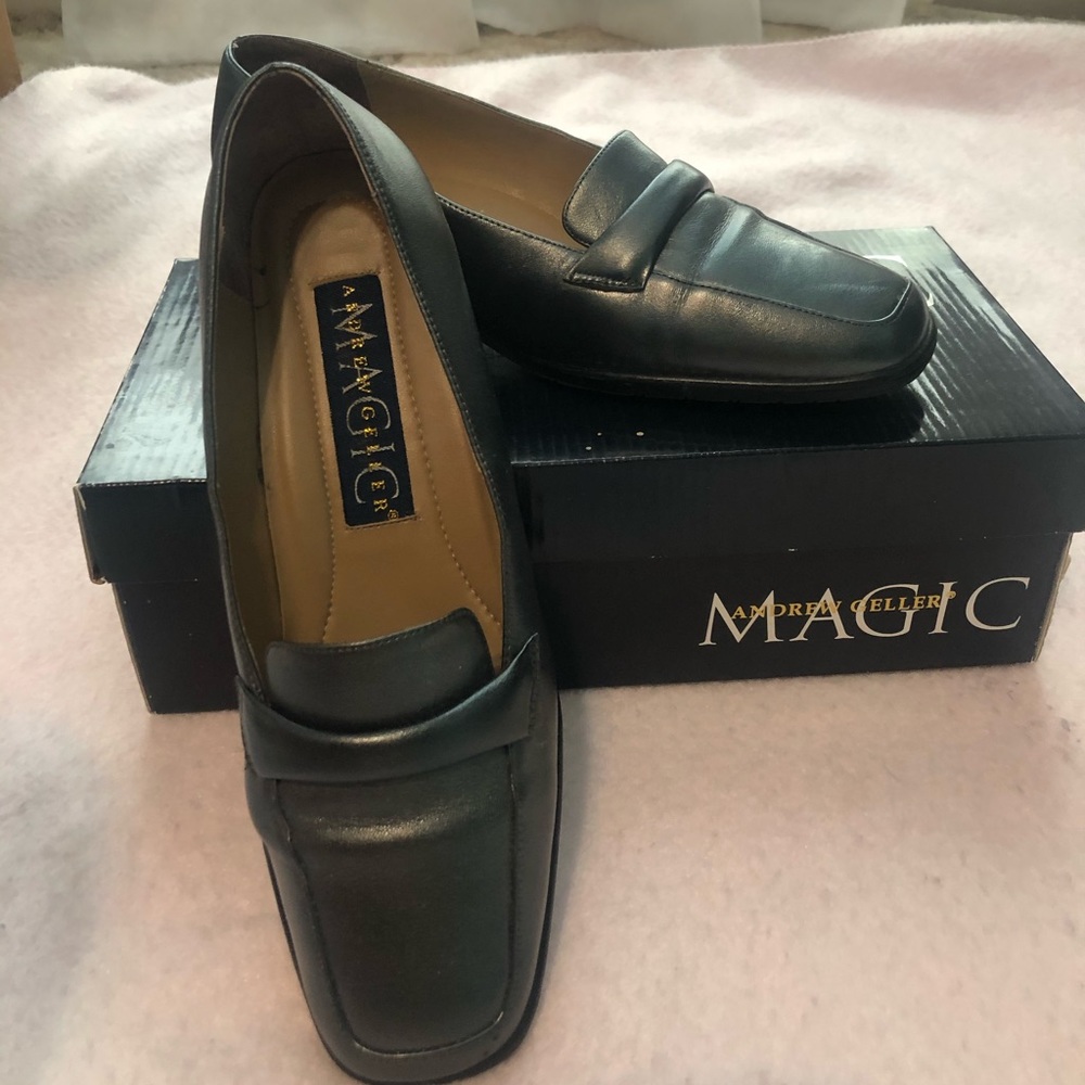 Pre loved Andrew Geller shoes.